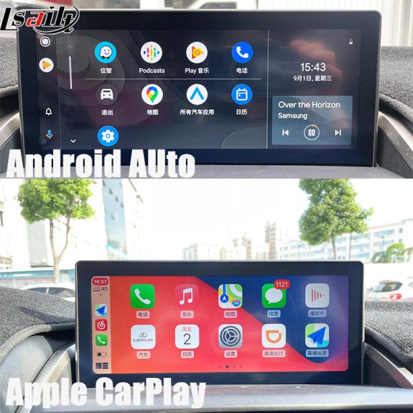 Lexus Android Screen with Wireless CarPlay & Android Auto 10.25 Inches Touchscreen for Lexus NX200T NX300H 2018-2022 SIM Card & 360 Cameras IPS