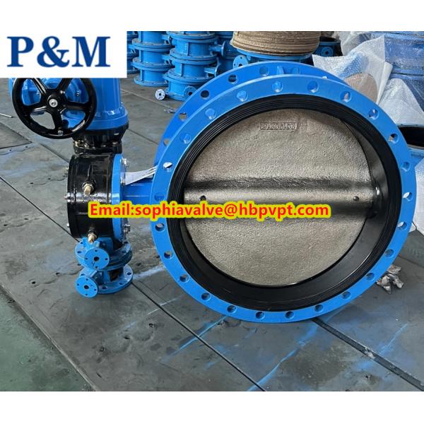 British standard BS5155 DN600 EPDM flanged butterfly valve