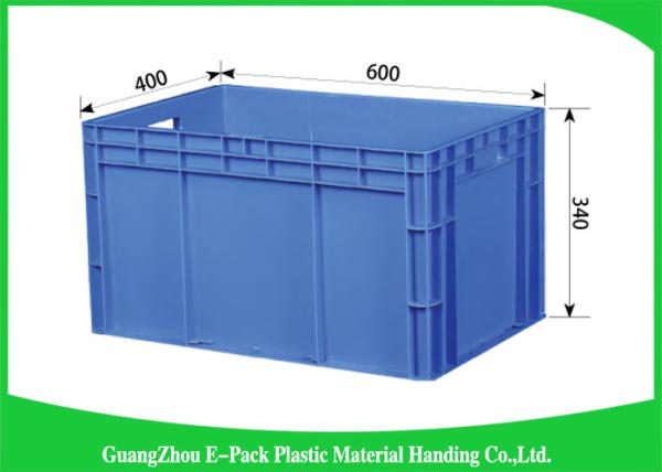 Quality 65 Litre Euro Stacking Containers Stackable Straight Sided Storage Space Saving for sale