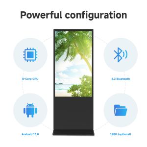 Promotion Exhibition Standing Touch Screen Kiosk Android Indoor Waterproof