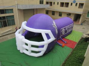 China inflatable helmet/inflatable camping tent/inflatable football helmet tunnel wholesale