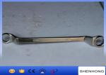 Double Offset Ring Steel Plum Spanner , Double Head Plum Wrench