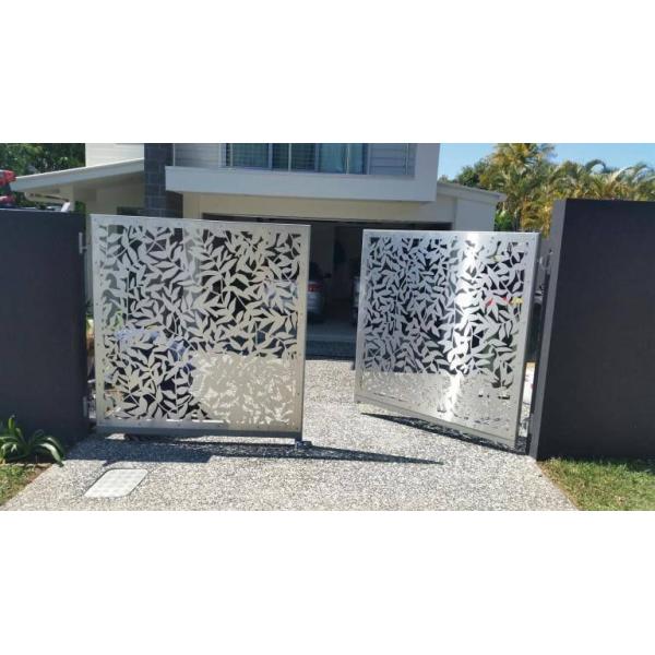 Garden Decorative Aluminium Fencing Trellis Soundproof Privacy Fence
