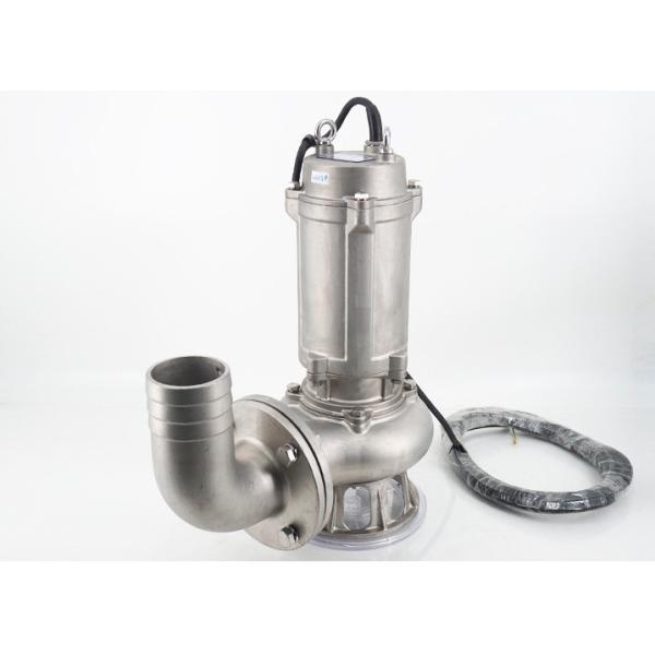 Stainless Steel Submersible Sewage Pump , Submersible Transfer Pump 1hp 5hp