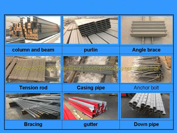 Fire Proof Two Story Steel Garage Buildings With Provide Design Drawing