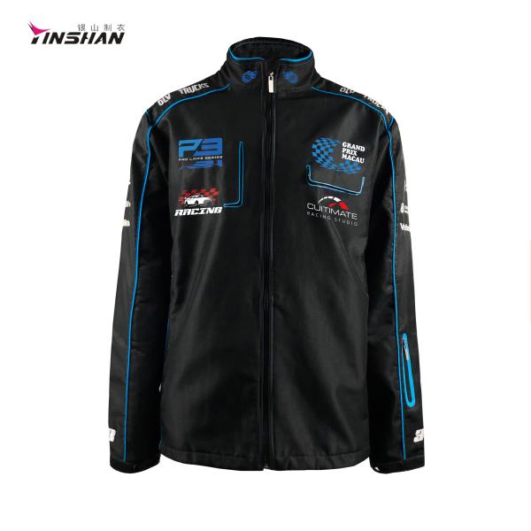 Sportswear for Auto Racing Enthusiasts Men's Long Sleeve Jacket for Motorcycle Riding