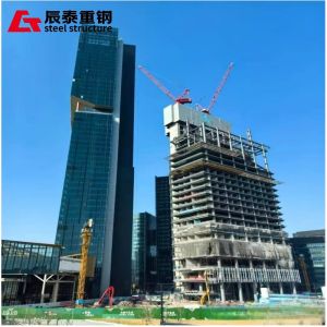 China Prefabricated Hot Rolled Office Steel Building Galvanized on sale