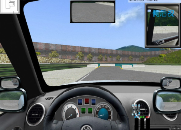 Single Screen Racing Game Full Driving Simulator , Vehicle Driving Simulator