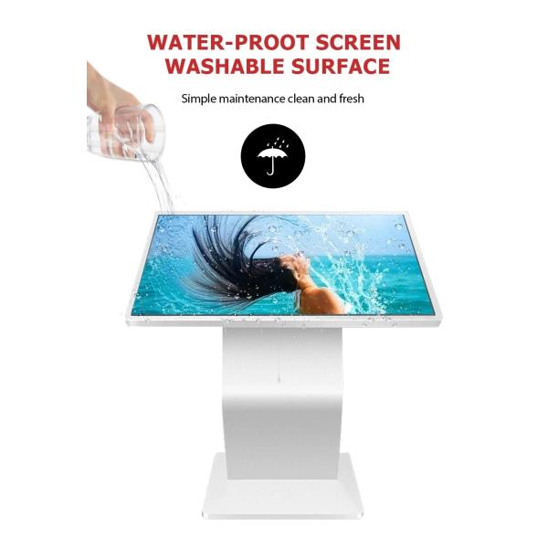 49'' Interactive Self Service Kiosk Exhibition Hall Android Windows 21.5 32 43 55''