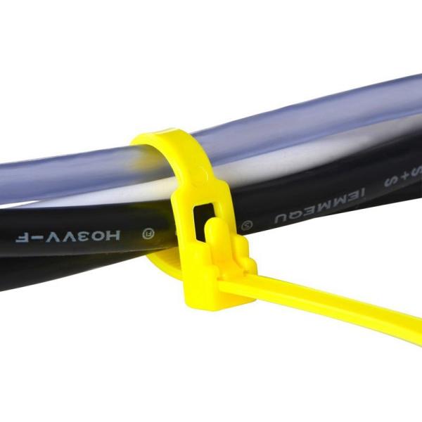 12 Inch Color Releasable Cable Tie Nylon 66 Heavy Duty Reusable Zip Ties