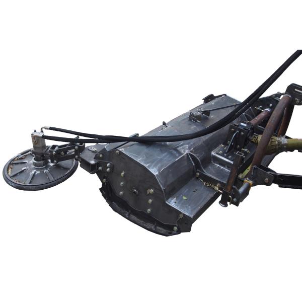 18 Hammer Driven Hydraulic Flail Mower With Inter Row Disc 240KG QYMD110