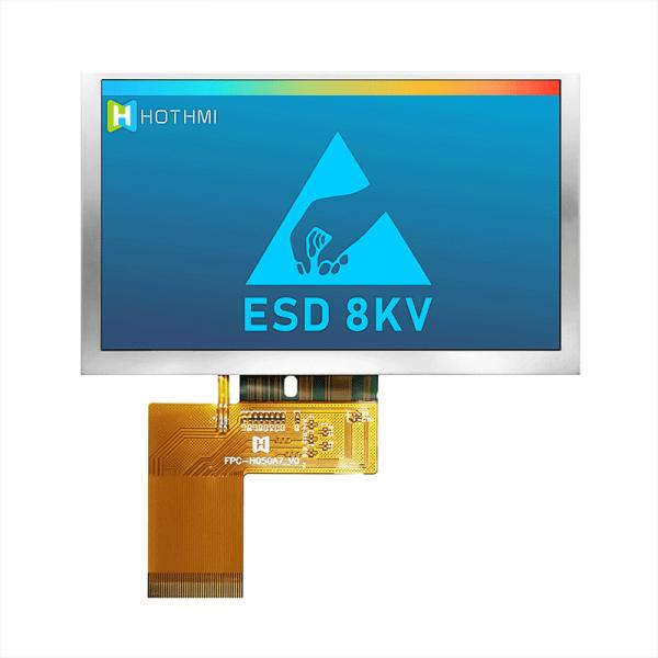 5 Inch High-Brightness TFT LCD | 800x480 IPS Display with ST7262