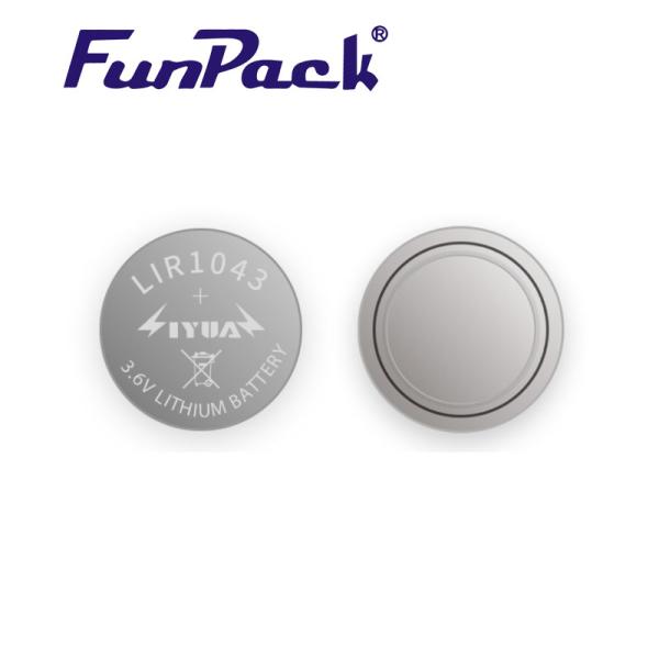 500mΩ Resistance Rechargeable Button Battery 3.6V 35mAh PVC Material