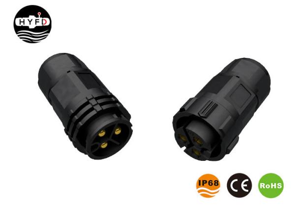 Quality Quick Lock M26 600V 23.6mm Circular Pin Connector for sale