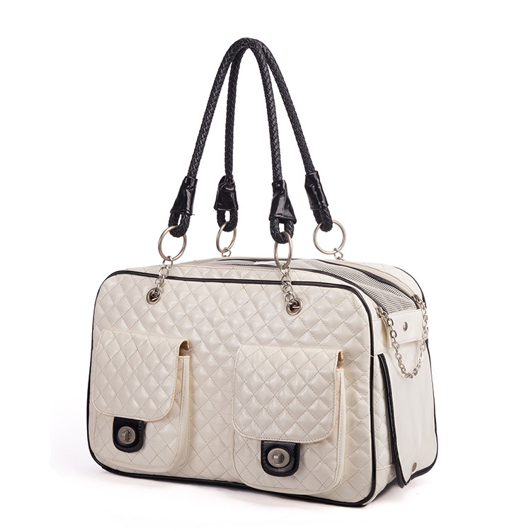 High Quality Eco-Friendly PU Leather Packet Hand Pet Carriers