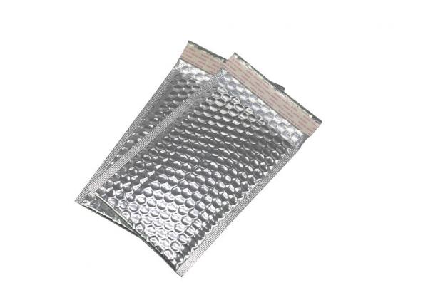 Quality ISO14001 50 Microns Metallic Bubble Mailers 8mm Thickness for sale
