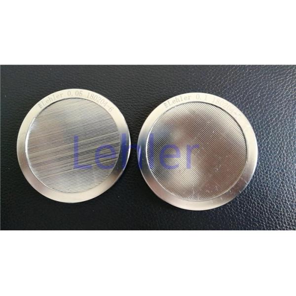 Round Framed Stainless Steel Screen , 50 Micron Wedge Wire Screen ISO9001
