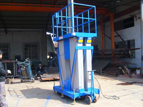Safety and Stable Hydraulic Guide Rail Lift Platform