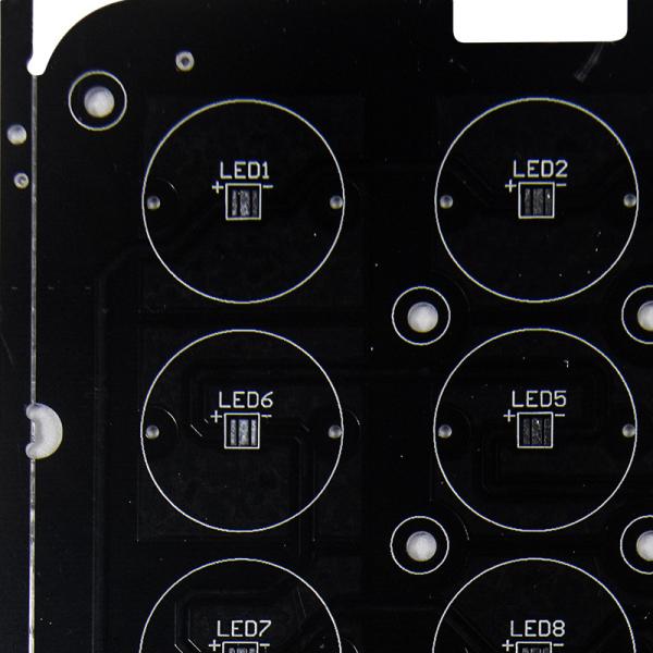 Min Line Spacing 0.15mm LED Printed Circuit Board Aluminum Base