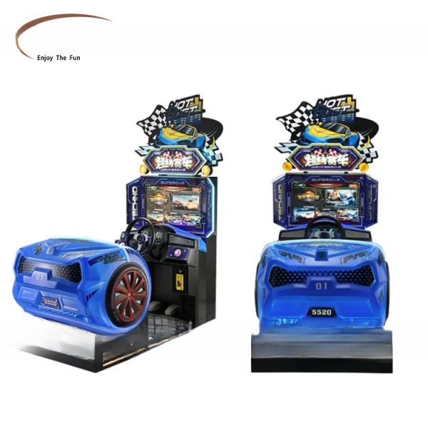 Coin Operated Car Games 3d Racing Machine Customized High Profit