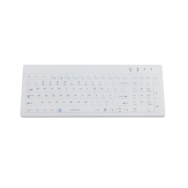 Quality Anti Virus Bluetooth Wireless Silicone Medical Keyboard With 12 Function Keys Numeric Keypad for sale