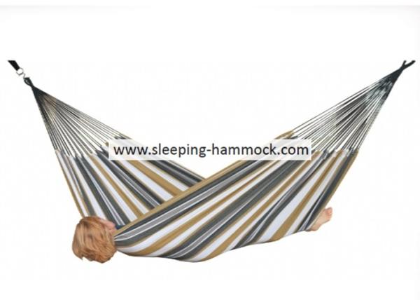 Quality Palm Collapsible Lounge Durable Sturdy Brazilian Style Hammock Sunset Stripe 250 X 175 Cm for sale