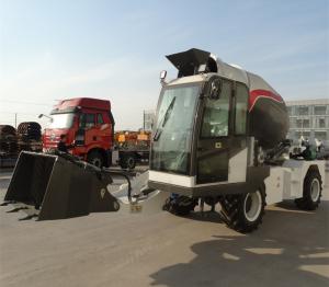 China 4cbm Concrete Construction Mixer Truck With 4.33L Displacement Engine wholesale