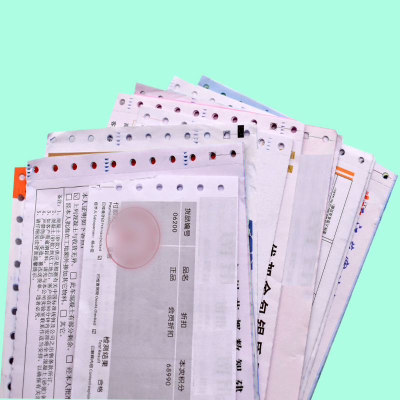 Rectangular Carbonless Copy Paper Custom International Express Waybill Eco