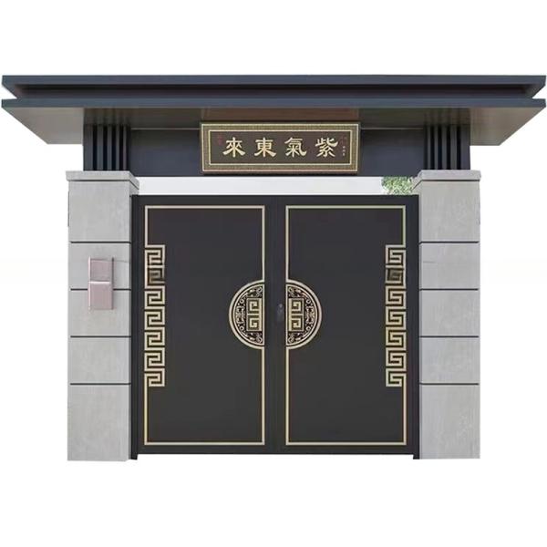 Customized Size Acceptable Sliding External Security Doors Automatic Opening Pattern
