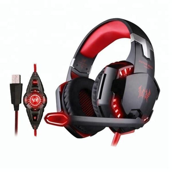 Quality EACH G2200 USB 7 dot 1 Surround Sound Vibration Game Gaming Headphone Computer for sale