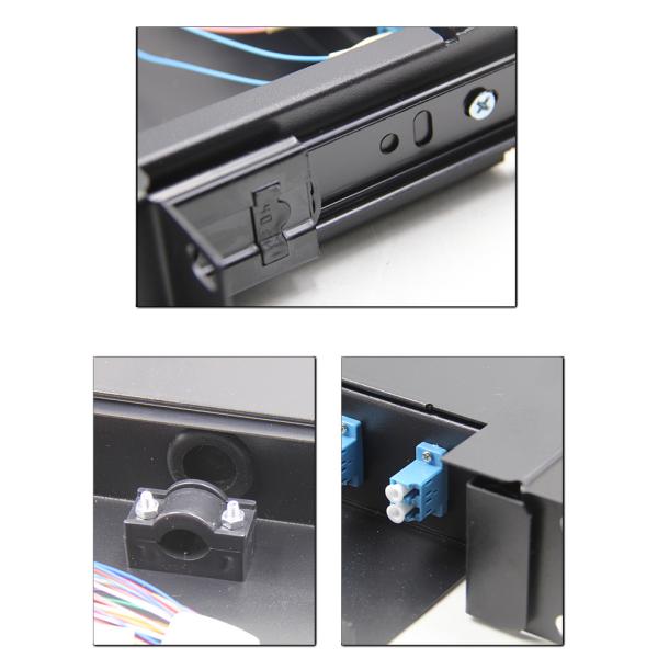 32Core LC Duplex 16 Port Fiber Patch Panel Pull Type Optical Fiber Distribution Frame