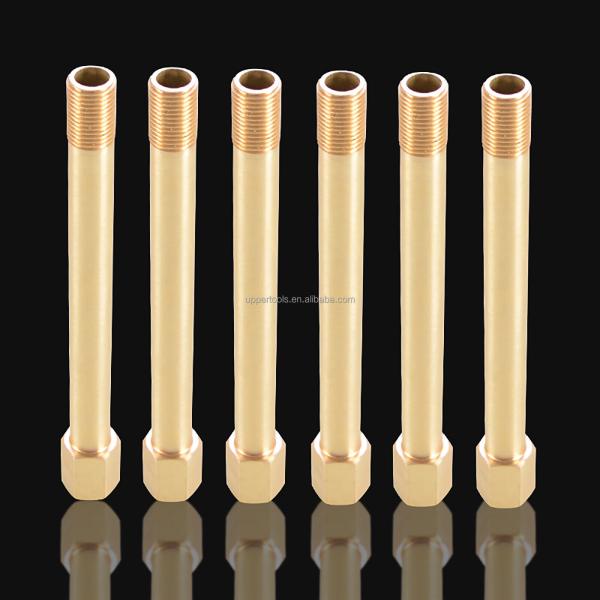 LPG Hose Brass Thread Extension Rod Connector Pipe Fitting 1/8" 1/4" 3/8" Female Head
