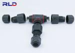 Bulkhead Power Waterproof Led Connectors Screw Threaded IP68