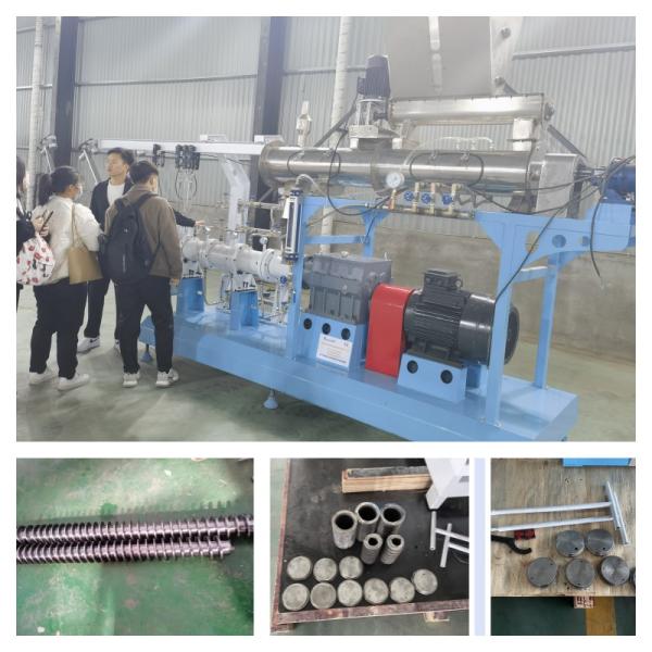 1-12mm Stainless Steel Floating Fish Feed Production Line Main Motor Power 5.5-132kw