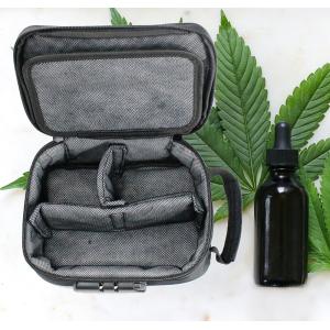 custom 1680D Nylon Smell Proof Bag With Combination Lock