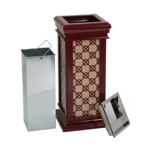 China Customized Stainless Steel Hotel Ground Ash Barrel Floor Standing Ashtray wholesale