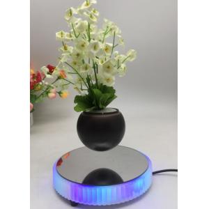 China led light magnetic floating levitate bottom air bonsai planter trees wholesale