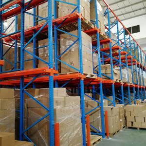 China 3-5 Levels Steel Drive In Pallet Racking 1500kg/Pallet Industrial Storage Racking wholesale