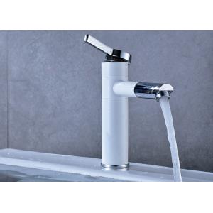 Deck Mounted Bathroom Vanity Faucets , Bathroom Water Faucet Thermostatic ROVATE