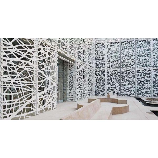 Aluminium Perforated Wall Cladding Panels Exterior 4mm Thickness