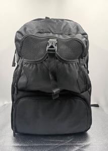 China Large Capacity Custom Football Backpack , Black Soccer Backpack With Shoe Compartment wholesale