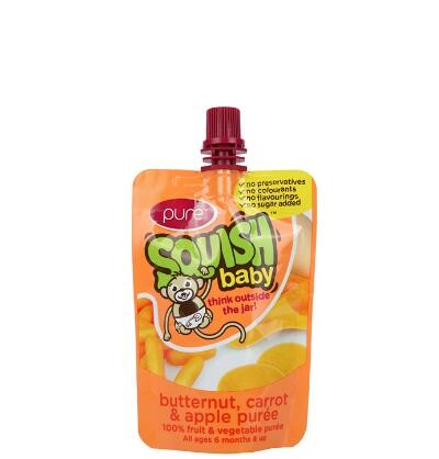 Customized Plastic High Barrier Package Reusable Food Pouch With Spout For Baby Bpa Free