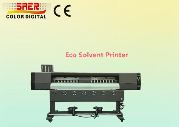Quality High Speed PVC Vinyl Eco Solvent Printer / Inkjet Plotter For Banner Vinyl for sale