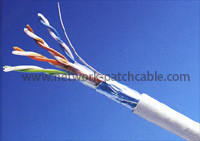 China OEM PVC Cat5e FTP Cable 1000ft Network Cable Solid Bare Copper wholesale