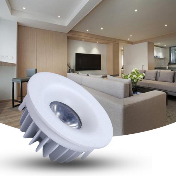 Dimmable IP54 Waterproof Bathroom LED Downlights 9W 3000K Practical