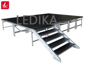 China Adjustable Height Aluminum Stage Platform Plywood Waterproof 1*2m wholesale