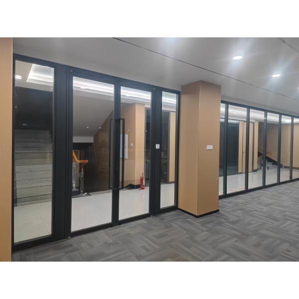 Aluminum Frame Glass Partition Wall with Soundproofing