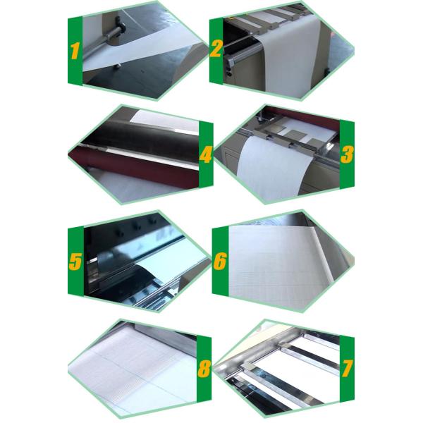 PLC Control PLCZ55-1050-II Paper Folder Machine Knife Pleating Machine