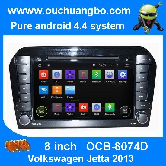 Quality Ouchuangbo Auto GPS Navigation 3G Wifi Bluetooth Audio System for Volkswagen Jetta 2013 Android 4.4 OCB-8074D for sale