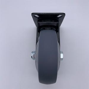 5 Inch Swivel Plate Soft Rubber Castor